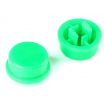 Round Tactile Push Button Cap Green Color 