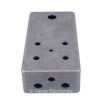 MATTE GREY SAND TEXTURE Drilled Enclosure for PedalPCB 4 Knob Type 1