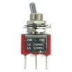 Mini Toggle Switch 1M Series SPDT On-On Short Lever PC Thru-Hole