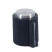 Control Black Knob 16x16mm Shaft Diameter 6.35mm