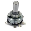 5K OHM Linear Taper Potentiometer On-Off Switch Solder Lugs Knurled Shaft Dia: 6mm