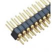 2x40 Pin Male 2.54mm Double Row Pin Header Break away Round Pin Gold Plated