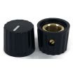 Black knob 13.5X11mm Shaft Hole 6.4mm