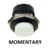 PUSH BUTTON SWITCH MOMENTARY White Color SPST 3A 250VAC