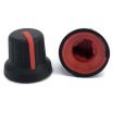 Black knob Red Indicator 16X15mm