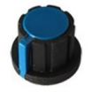 Black knob Blue Top 19X14mm