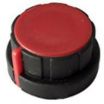 Black knob Red Top 32X16mm Shaft Hole 6.4mm