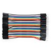 Premium Jumper Wires Male / Female 100mm Pack of 40