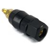 Black Speaker Binding Post 4mm Connector Gold Plated