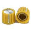 Control knob Yellow color 13x11mm Shaft hole 6.4mm