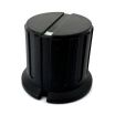 KN8D Black Knob 24x20mm Shaft Diameter 6.35mm