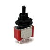 Mini Toggle Switch 1M Series SPDT On-Off-On Short Lever Black Shaft