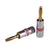 Banana Plug Gold Plated with Red Line