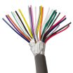 25 Cores Multi Conductor Cable AWG 24 Gray 1FT(30cm)