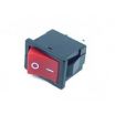 Rocker Switch Red ON/OFF DPST 6A 250VAC Panel Mount, Snap-In