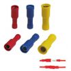 Female Bullet Insulated Crimp Terminal Red Size 0.5mm² to 1.5mm²