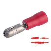 Male Bullet Insulated Crimp Terminal Red Size 0.5mm² to 1.5mm²