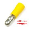 Male Bullet Insulated Crimp Terminal Yellow Size 4mm² to 6mm²