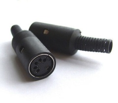 	5 Pin MIDI connector Female
