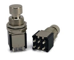 DPDT Compact Stomp Foot / Pedal Switch Latching