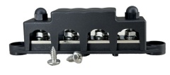 48VDC Black Busbar Power Block 4 channel 4*M8(5/16") for Car