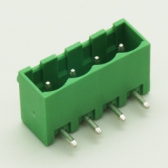 4 Pin Male Plug-In Type Vertical Terminal Block 5mm 5EHDRC