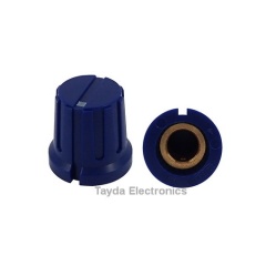 KN8F Blue Knob 16x15mm