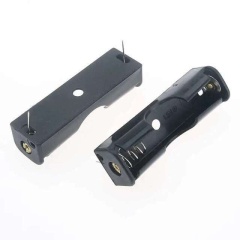 1 x AA Battery Holder Black With Pins