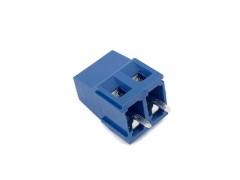 DG128 Screw Terminal Block 2 Positions 5mm Blue color