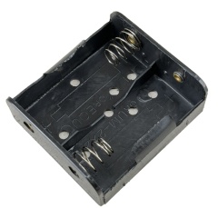 2 C Battery Holder Black
