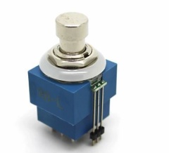 illuminated Push Button Foot Switch 3PDT Bi-Color LED