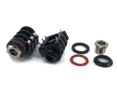 6.35mm 1/4" Stereo Insulated Switched Socket Jack PCB