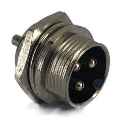 3 Pins Male circular connector 16mm GX16
