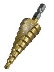 4-20mm Step Bit Drill Spiral for Drilling Enclosures