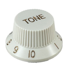 Tone Gold With White Knob With number 1 to 10 Shaft 6mmx18T