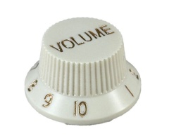 Volume Gold With White Knob With number 1 to 10 Shaft 6mmx18T