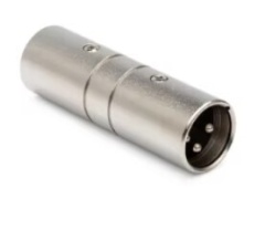 XLR Male Connector Straight Type 3 Pin