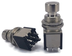 DPDT Compact Stomp Foot / Pedal Switch Latching PCB