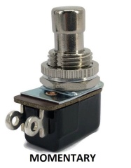 SPST Momentary Soft Touch Short Shaft Push Button Stomp Foots / Pedal Switch