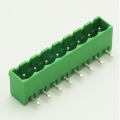 8 Pin Male Plug-In Type Vertical Terminal Block 5mm 5EHDRC