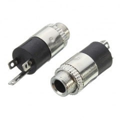 PJ-392 3.5mm Stereo Enclosed Chassis Socket Jack
