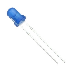 LED 3mm Blue Short Pins