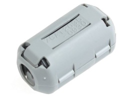 Ferrite Clamp Noise Filter Diameter Cable 9mm Gray Color