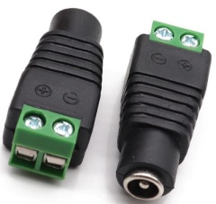 DC Power Female Plug 5.5x2.1mm with Screw