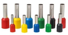 E1008 Insulated Ferrules Crimp Terminal Connector Green Color AWG 18
