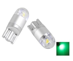 T10 5W LED GREEN Color 3030 SMD 12V-24V