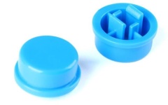 Round Tactile Push Button Cap Blue Color 