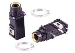 6.35mm 1/4" Stereo Female Socket Connector