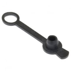 Black Waterproof cap 12mm for DC-022