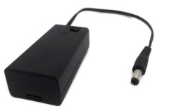 9V 9-Volt Battery Holder Black with Cover and ON/OFF Switch with 2.1mm DC plug Positive polarity